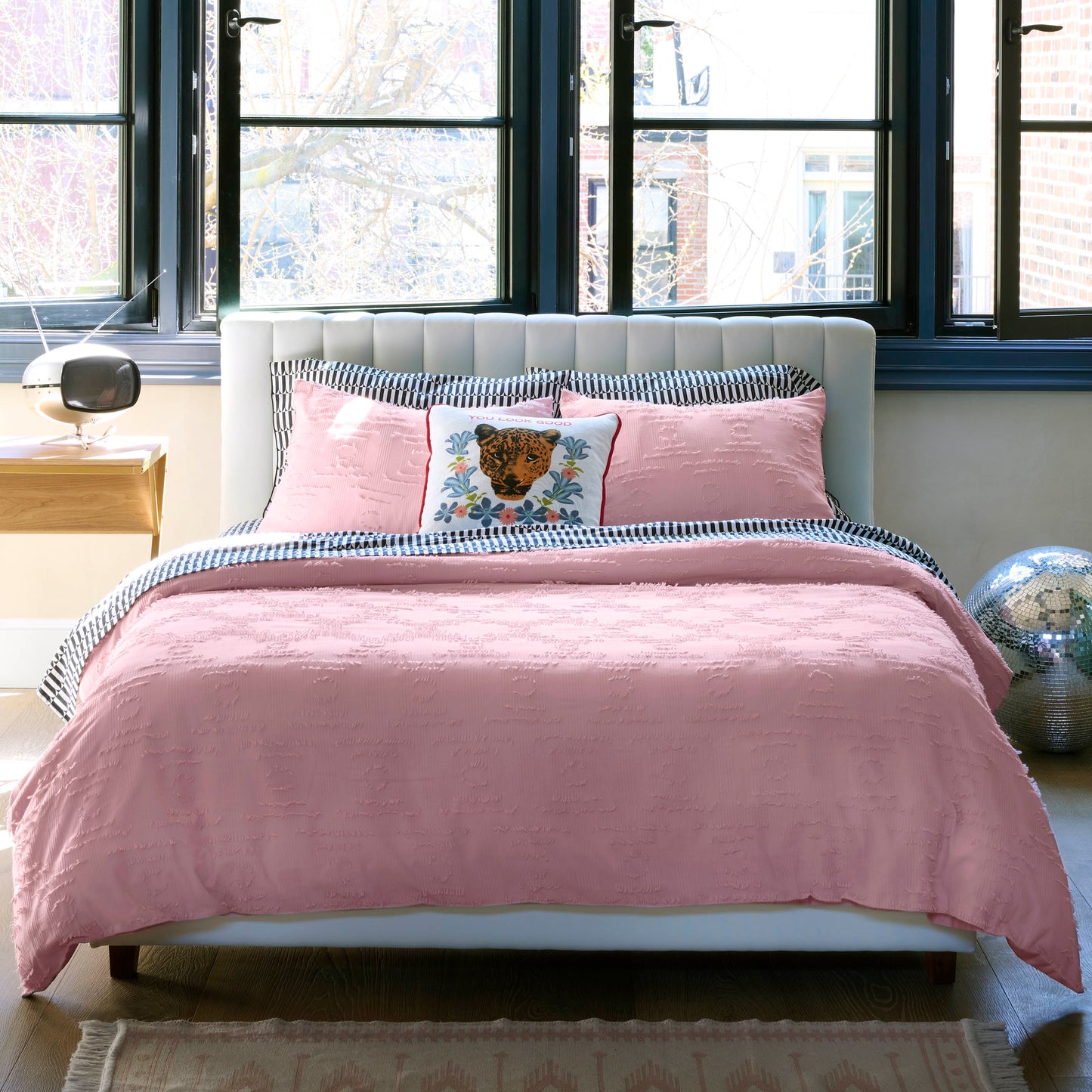 Corbel Pink Comforter Set