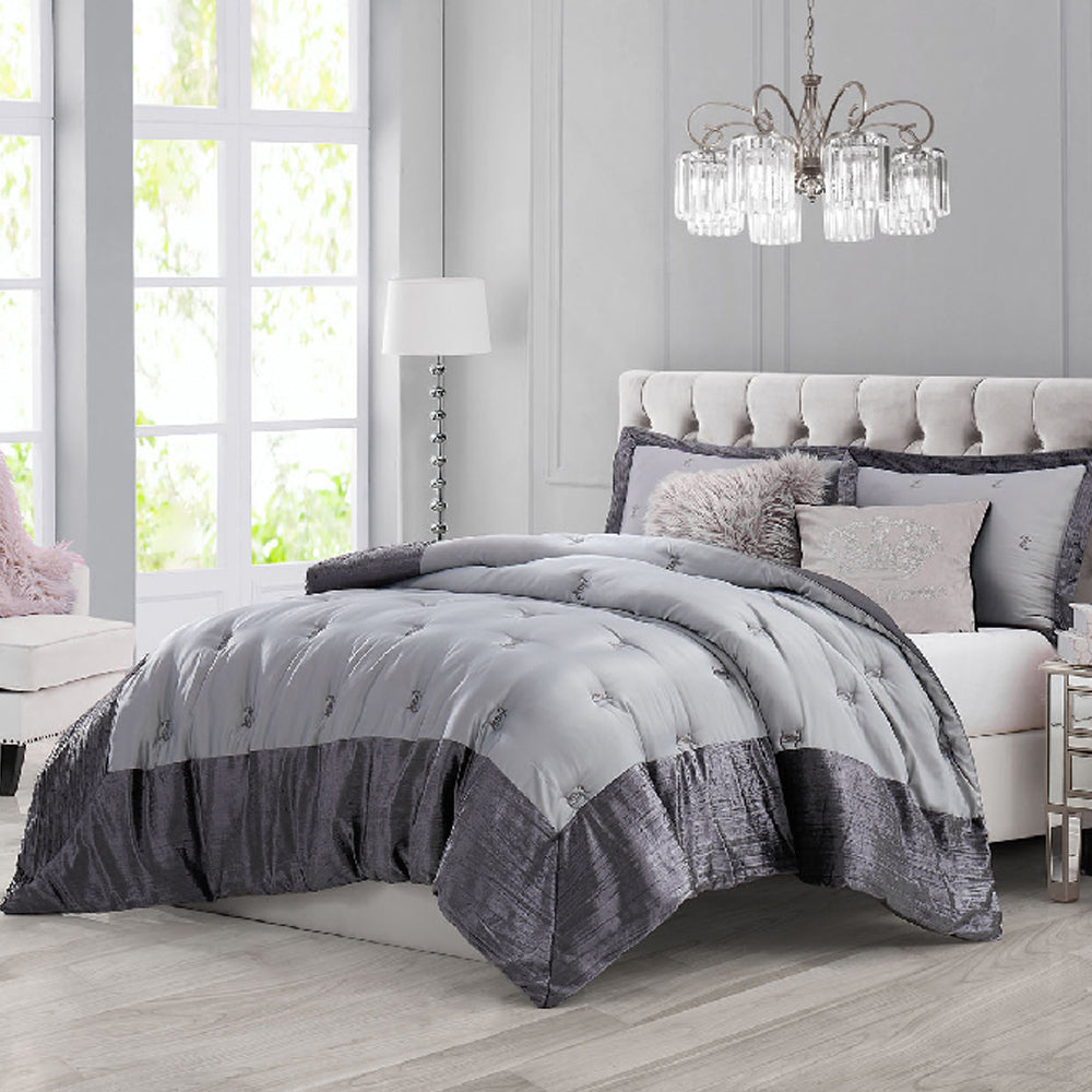 Monogram Velvet Comforter Set - Juicy Couture