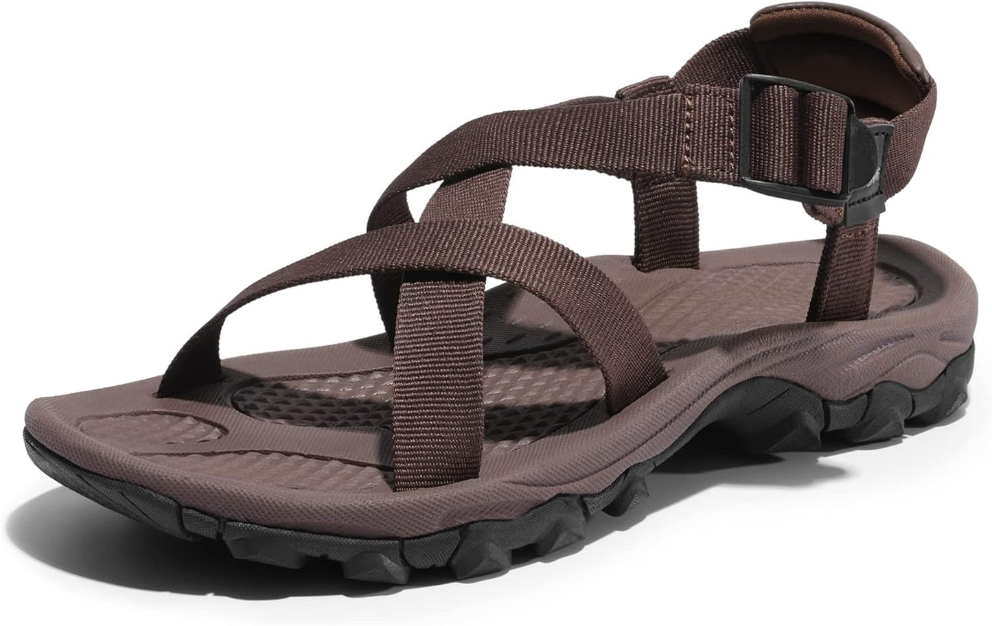 NORTIV 8 Men's Sandals Lightweight Hiking Water Beach Open Toe Athletic Sport Fisherman non-slip Sandals for Outdoor