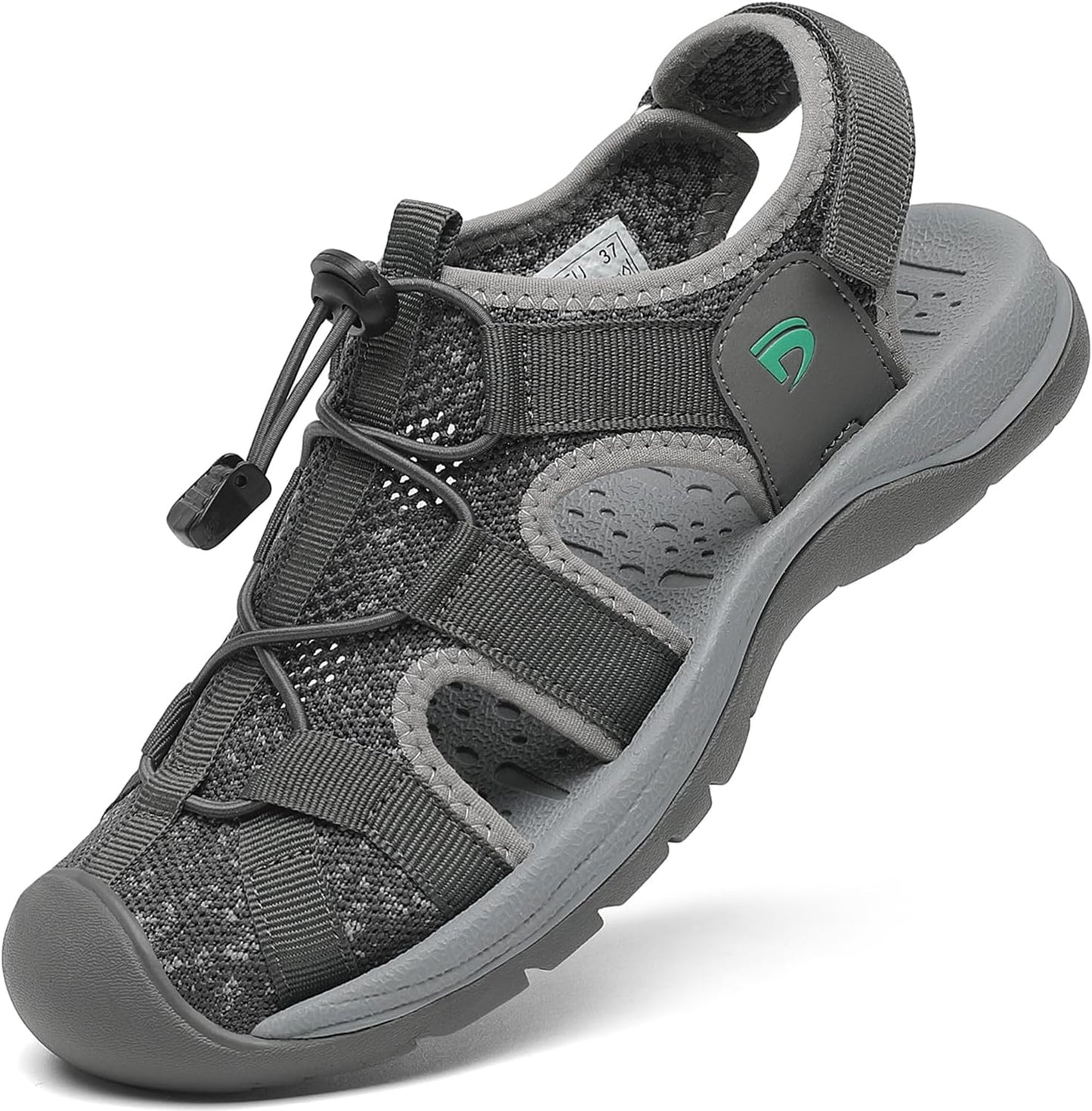 Dannto Women's Sport Sandals Close Toe Mesh Hiking Outdoor Athletic Casual Walking Sandals Water Shoes