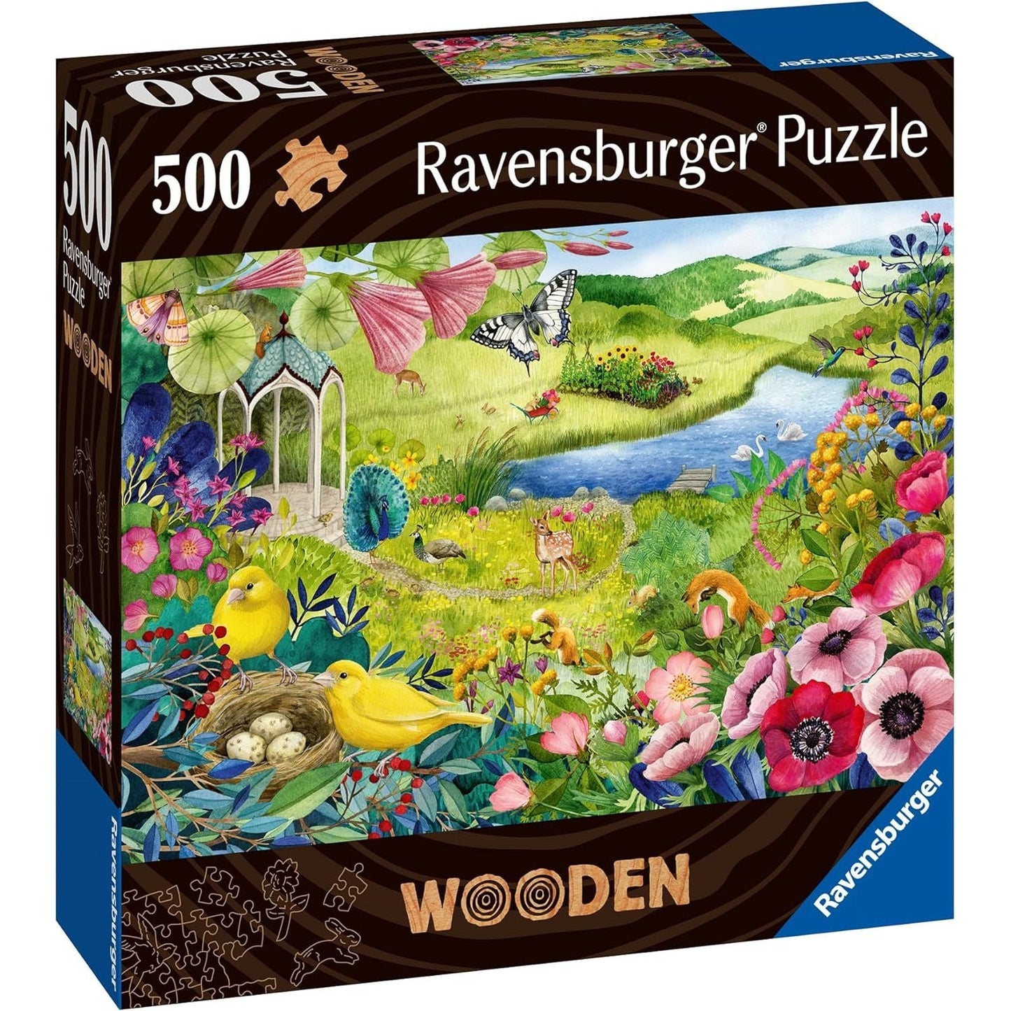 Nature Garden 500pc Wooden Puzzle (Pre-Order)