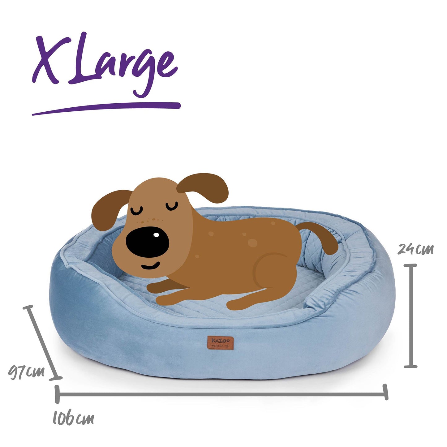 Cosy Bilby Dog Bed - Twilight