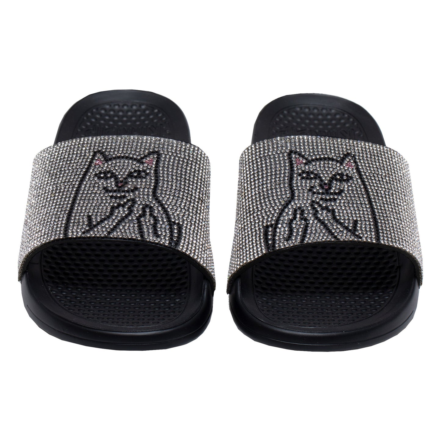 Lord Nermal Slides (Rhinestone Black)