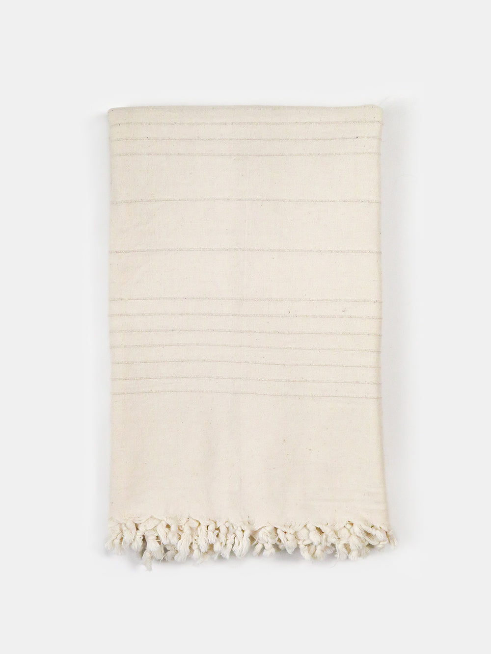 Cotton Fringe Spread in Natural