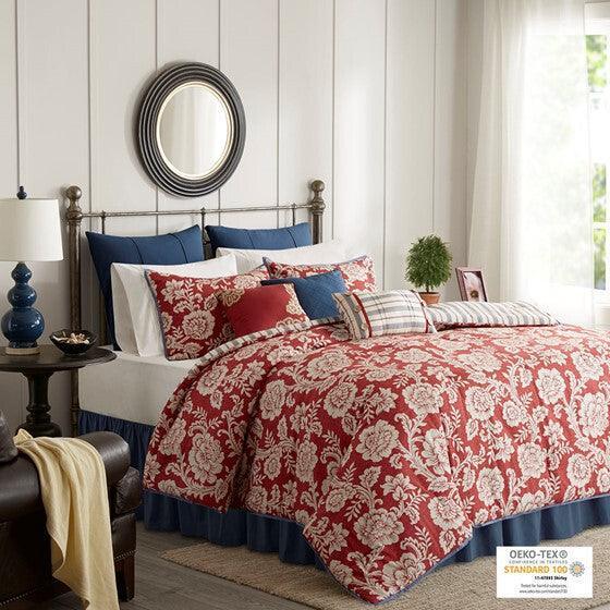 Lucy Comforter Queen Red