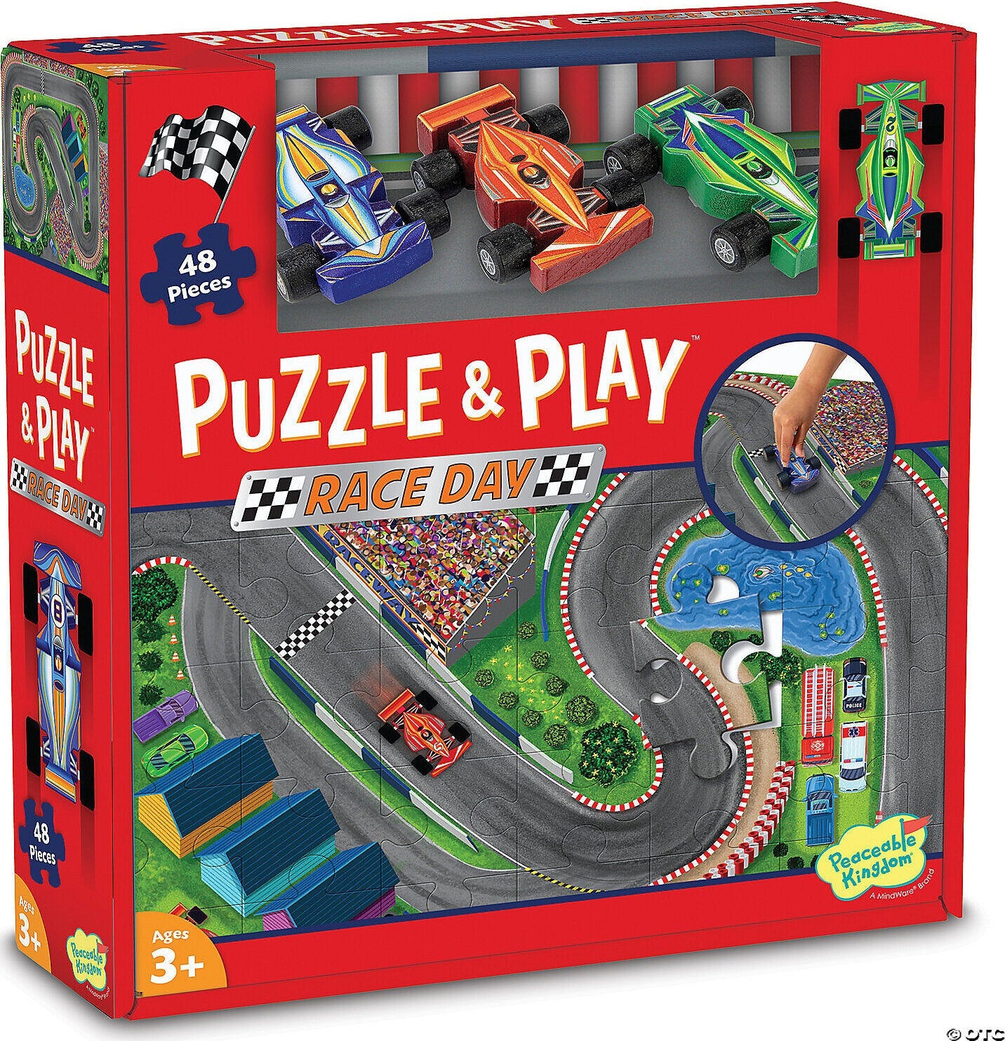 Puzzle & Play Race Day 48 Piece Puzzle