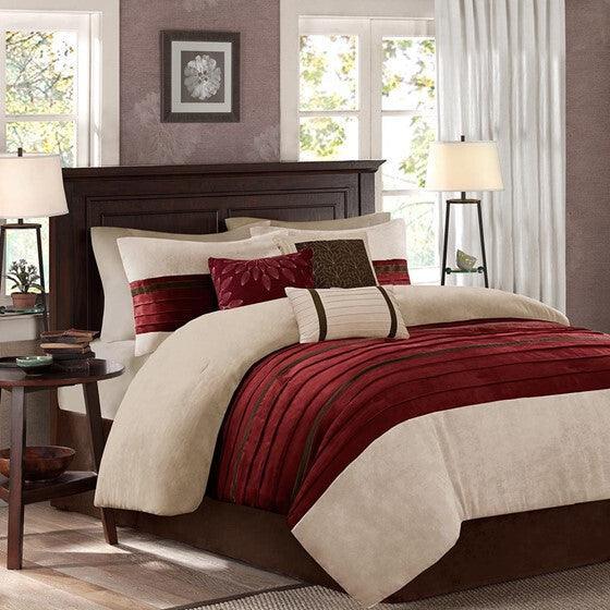 Palmer Comforter Queen Red