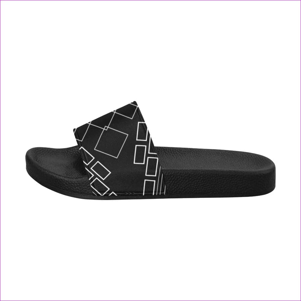 shaped out pink Women's Slide Sandals(Model 057) - Shaped Out Women's Slides (5 colors) - womens slides at TFC&H Co.