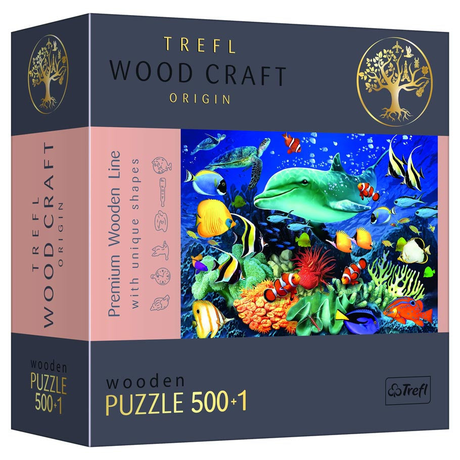 Sea Life 501pc Woodcraft Puzzle