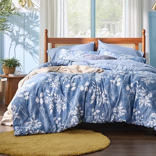 Boho Comforter Set Queen - 7 Pieces Bedding Sets Queen Bed in a Bag with Comforters