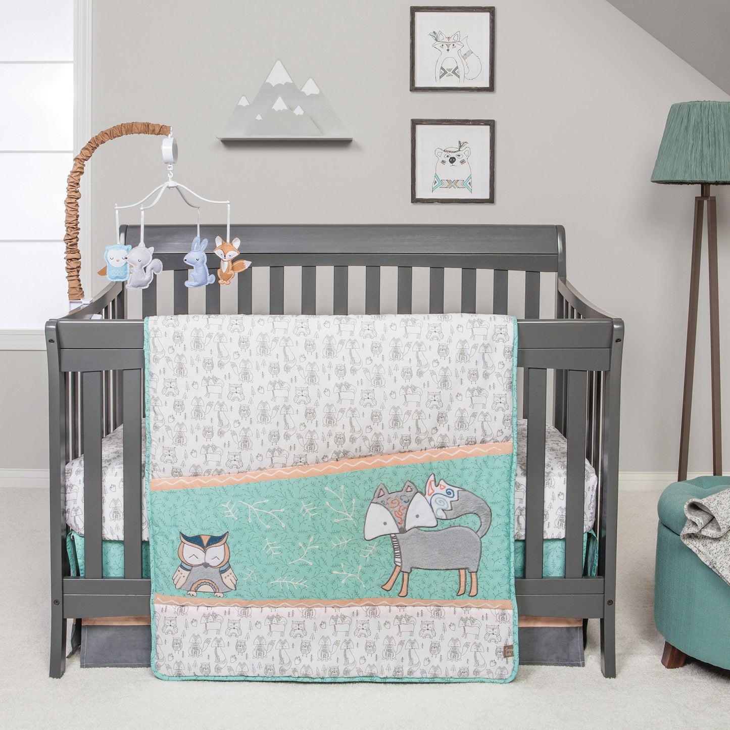 Sawyer 3 Piece Crib Bedding Set