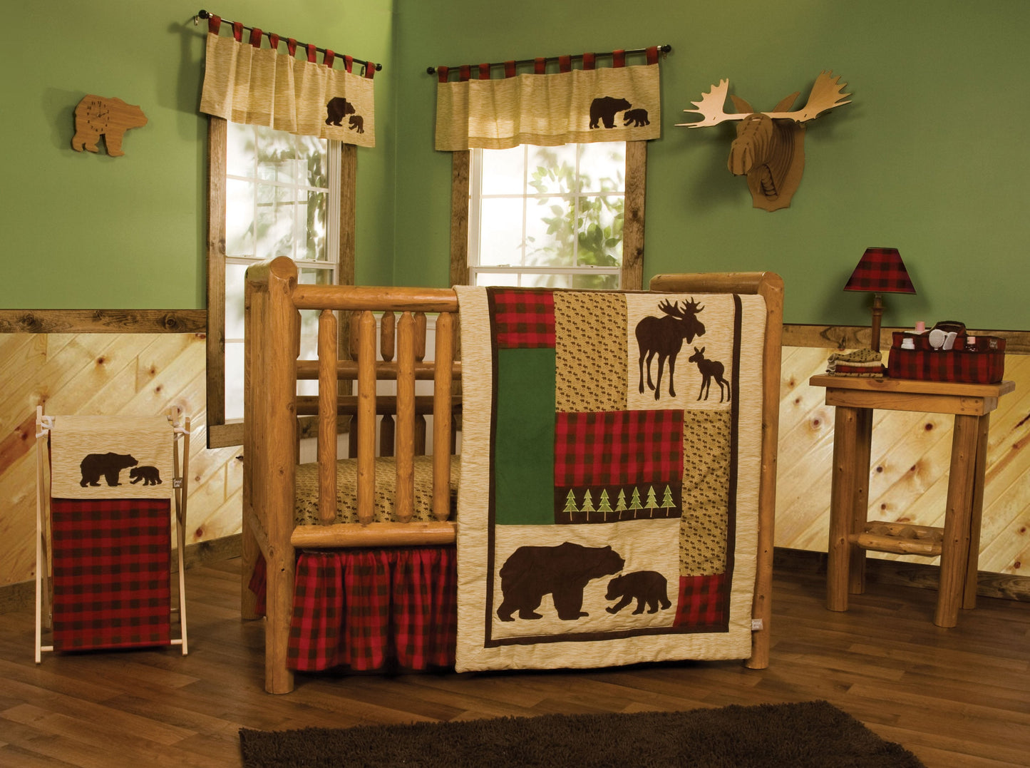 Northwoods 6 Piece Crib Bedding Set