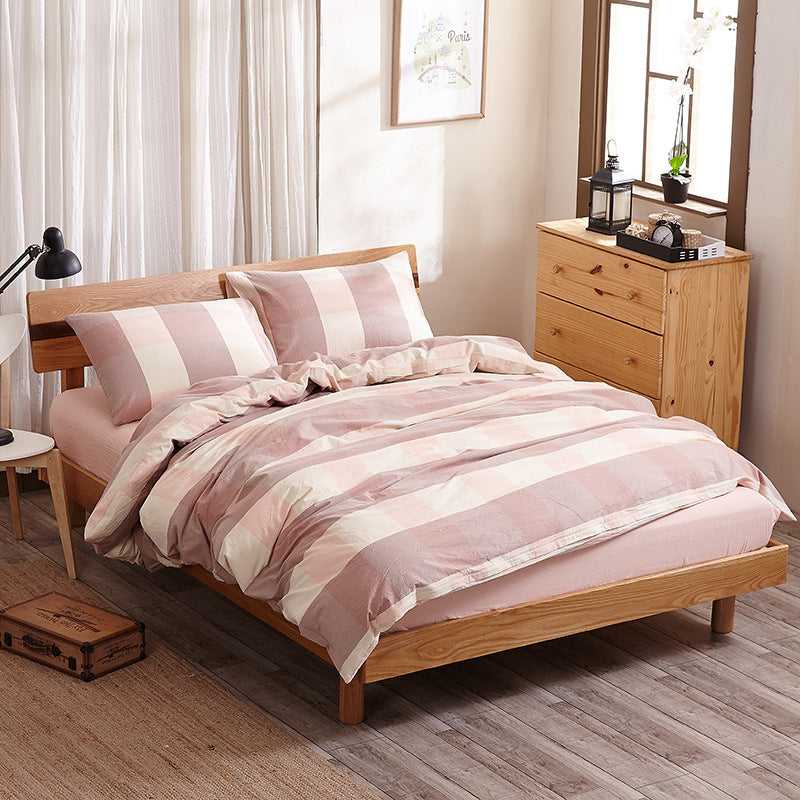 Pure cotton four-piece bed sheet set - Wnkrs