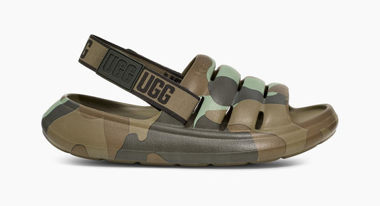 UGG Mens Sport Yeah Camopop Slide - Moss Green