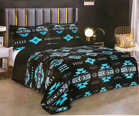 Neon Navajo Queen 3 Piece Sherpa