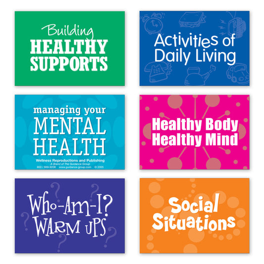 LifeSkills Card Decks for Adults (Set of 6)