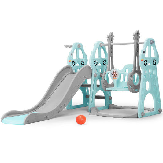 4 in 1 Toddler Swing and Slide Set