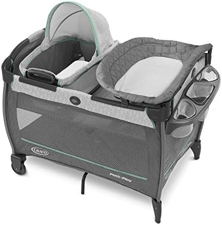 Graco Pack 'n Play Close2Baby Bassinet Playard Features Portable Bassinet Diaper Changer and More, Derby