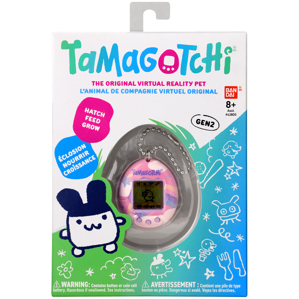 Bandai - The Original Tamagotchi (Gen 2) Dreamy Portable Electronic Game (42924) LOW STOCK