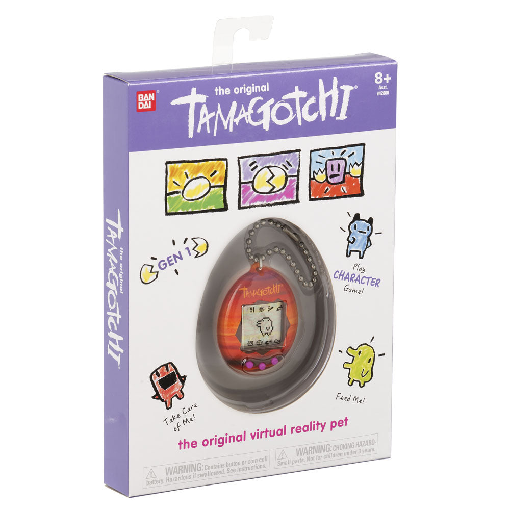 Bandai - Original Tamagotchi - Gen 1 - Play Character Game - Sunset Electronic Toy (42946)