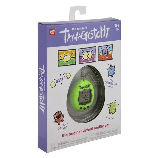 Bandai - Original Tamagotchi - Gen 1 - Play Character Game - Neon Green Electronic Toy (42869) LOW STOCK