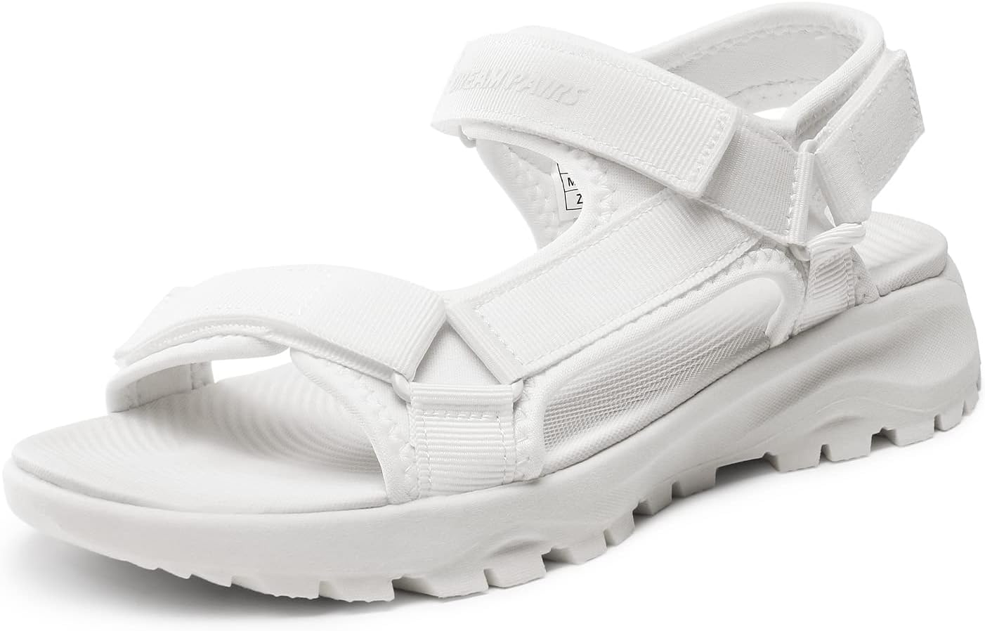 DREAM PAIRS Womens Sandals, Light Weight Hiking Sandals for Women, Comfortable Athletic Quick-Drying Walking Water Sandals With Hook And Loop Straps And Soft Insole For Beach Vacation Adventure
