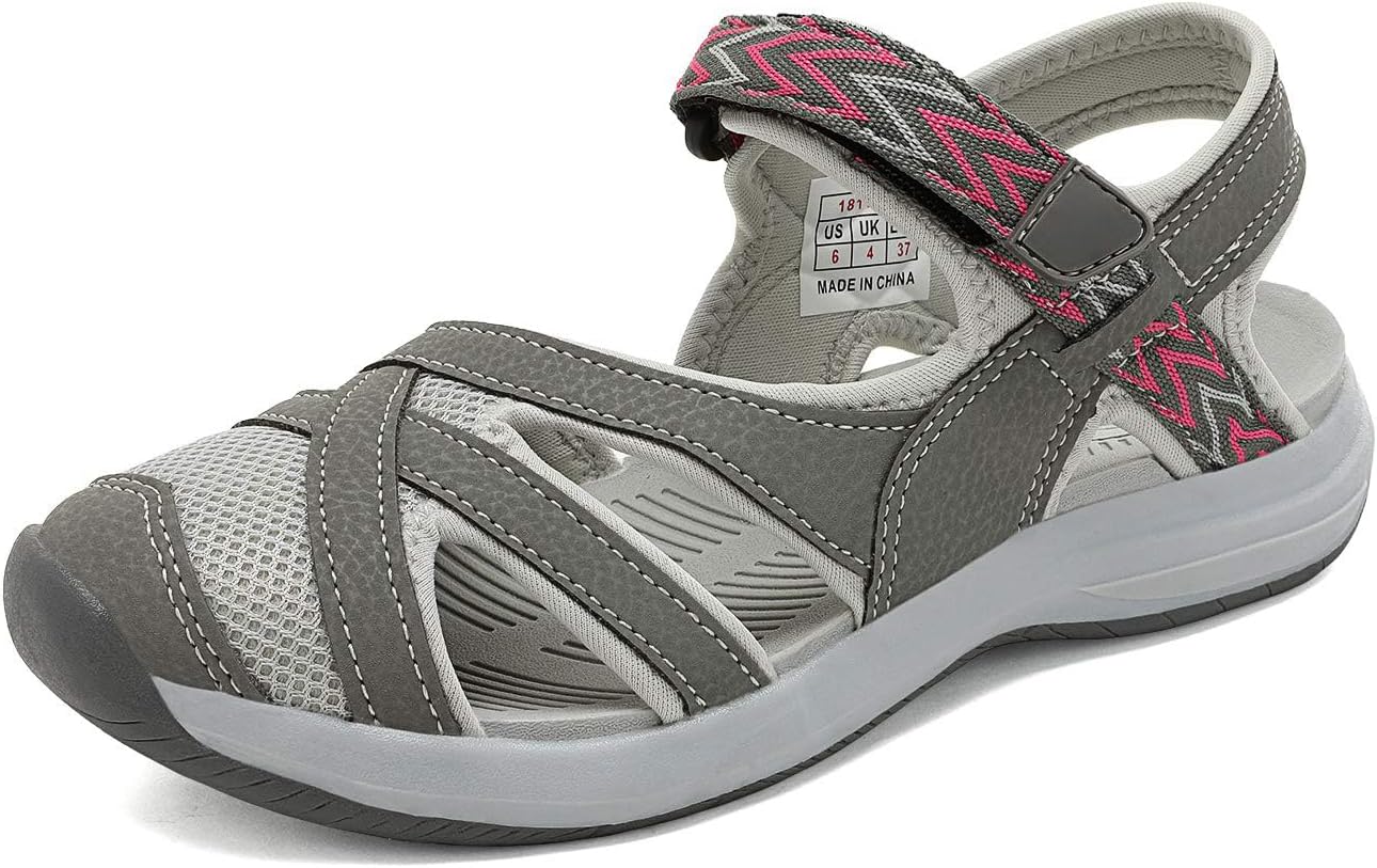 DREAM PAIRS Women's Sport Athletic Sandals Outdoor Hiking Sandals