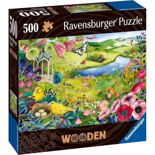 Nature Garden 500pc Wooden Puzzle (Pre-Order)