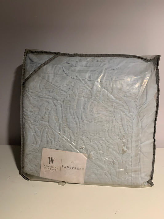 Wamsutta Vintage Lyon Full Coverlet in Soft Blue