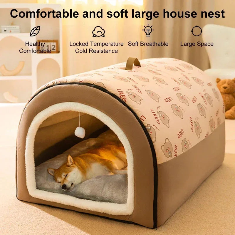 Detachable Washable Dog Soft Bed