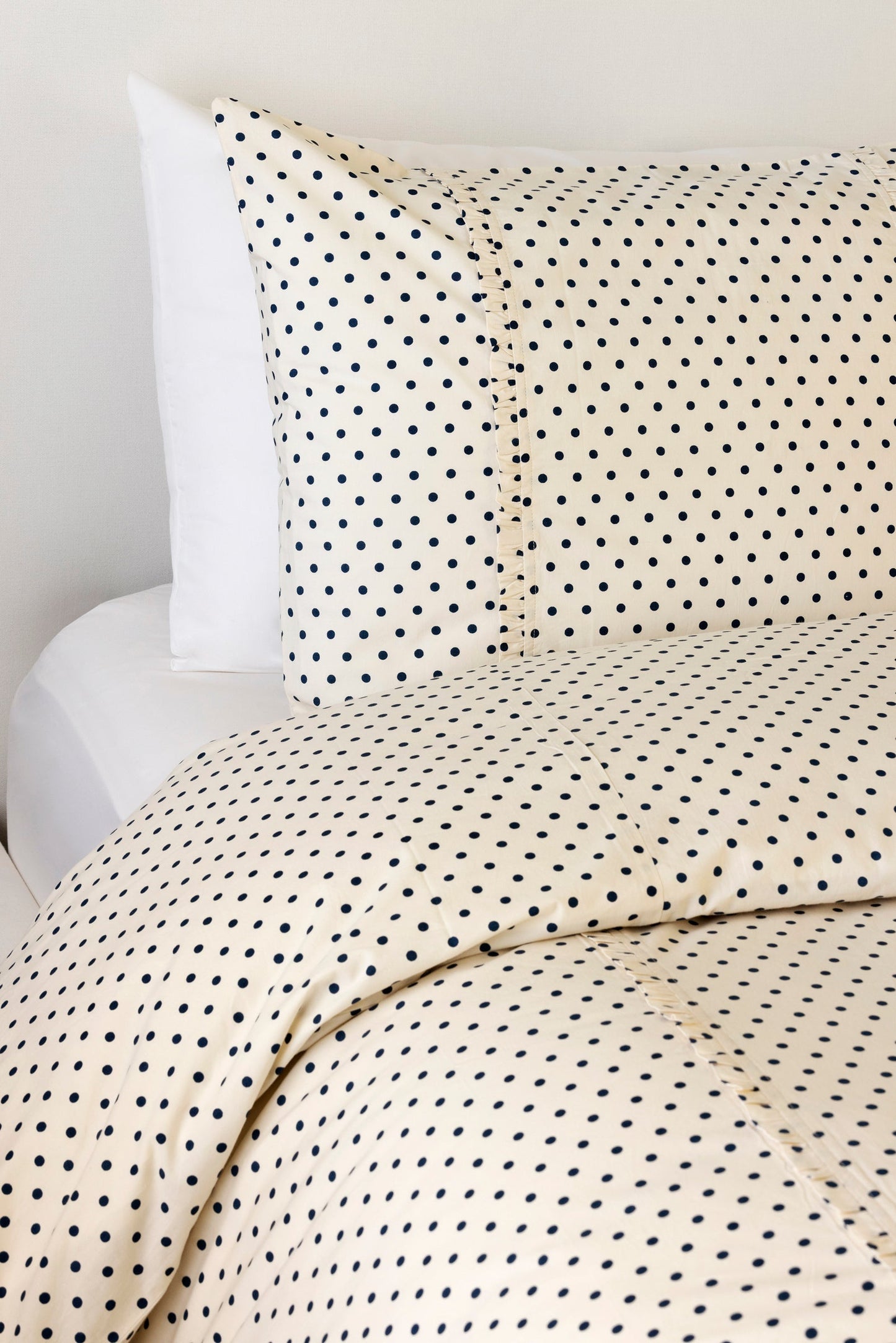 Dotty Duvet in Indigo