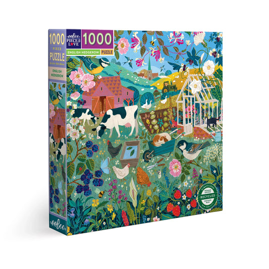 English Hedgerow 1,000 Piece Square Puzzle