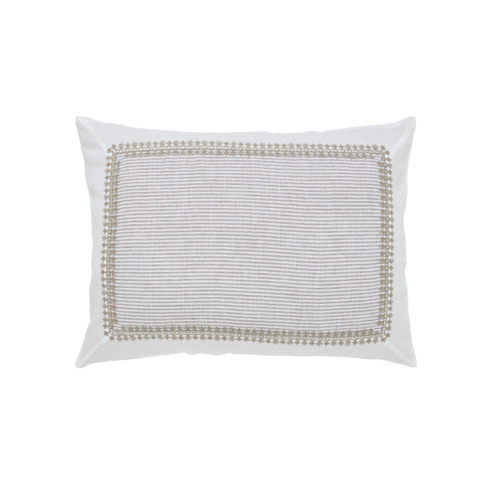 Greenwich Stripe Sham in Beige
