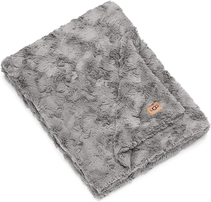 Adalee Soft Faux Fur Reversible Accent Throw Blanket Luxury Cozy Fluffy Fuzzy Hotel Style