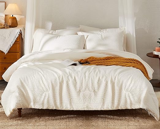 Queen Comforter Set, Bed in a Bag Sage Green 7-Pieces, Botanical Pattern, All Season