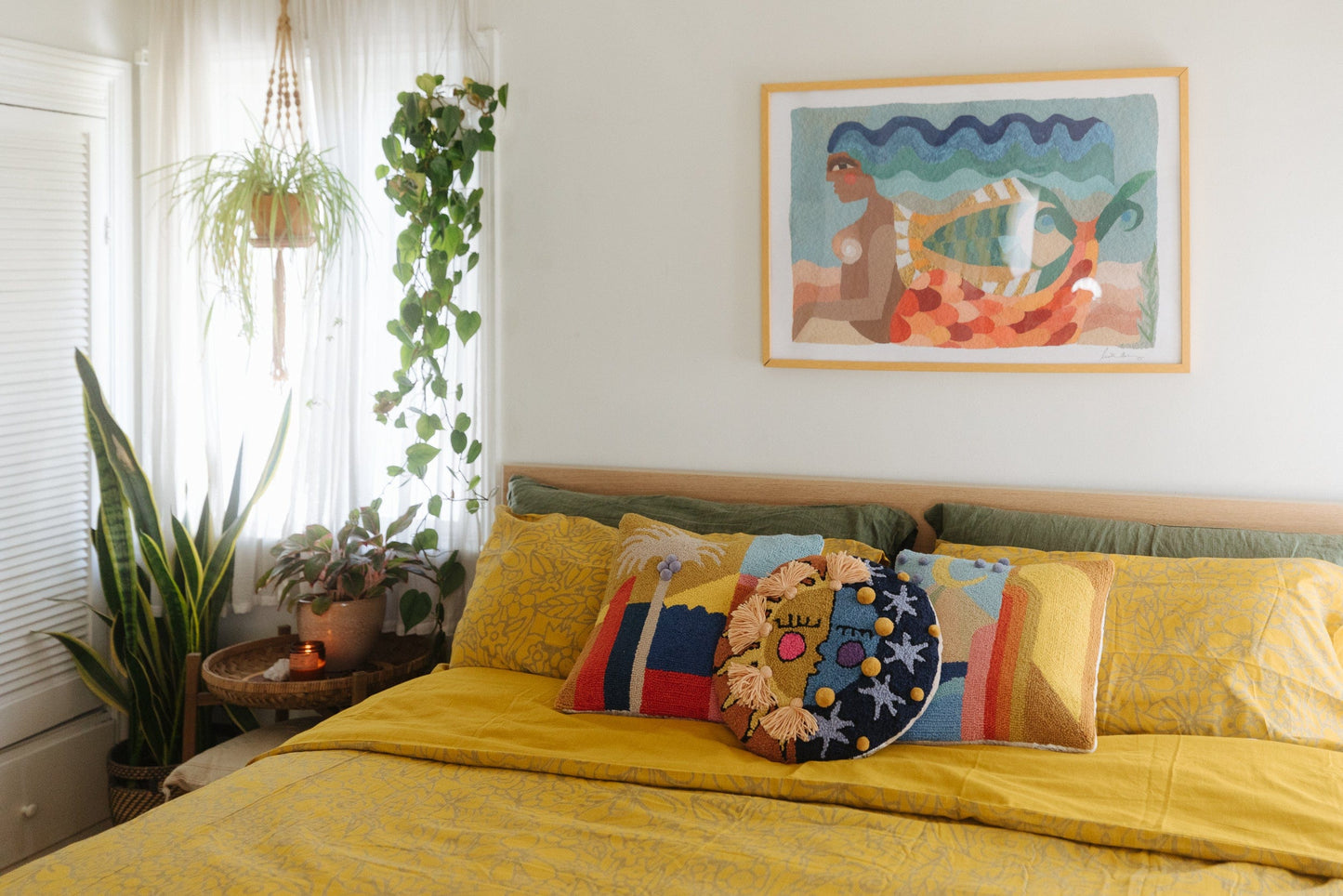 Birds and Bees Duvet Cover Set in Sunshine by Jungalow®