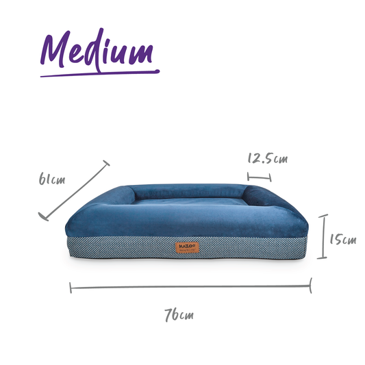 Wombat Bed - Midnight Blue - Kazoo Pet Co