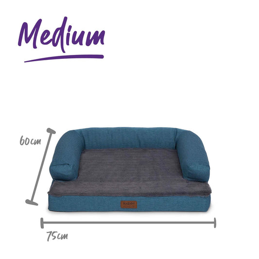 Boudoir Dog Bed - Teal