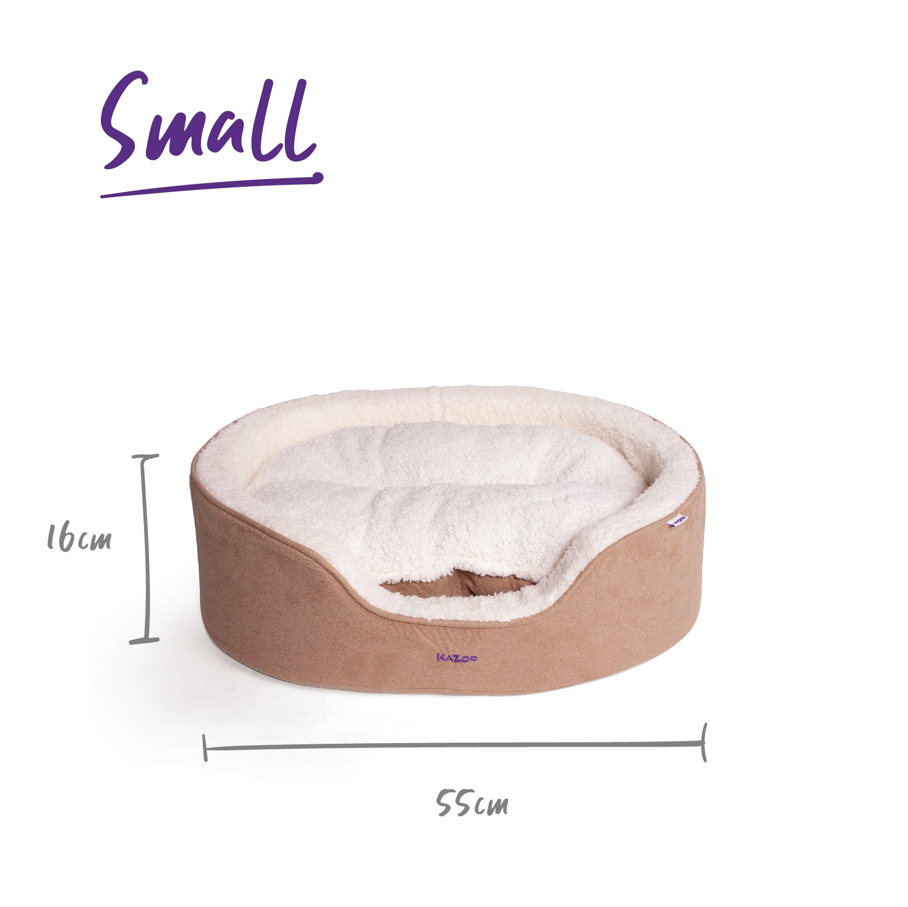 Manhattan Bed - Coffee & White - Kazoo Pet Co