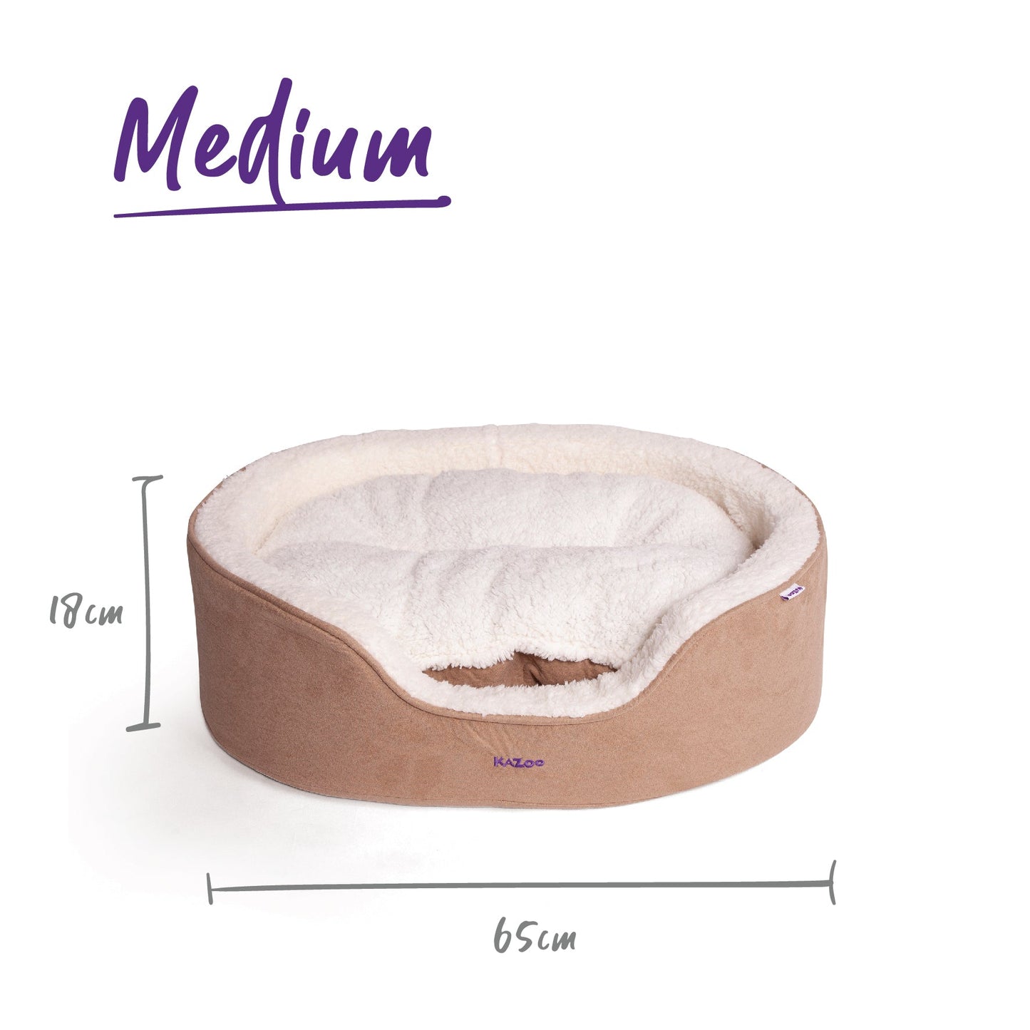 Manhattan Bed - Coffee & White - Kazoo Pet Co