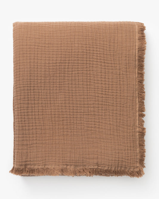 Marinella Oversized Waffle Throw