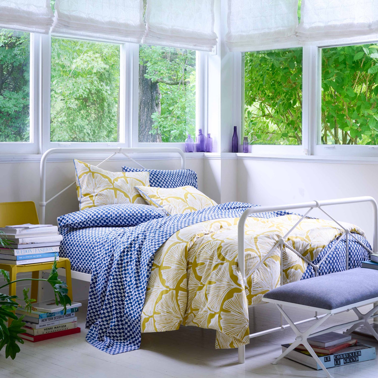 Feather Palm Comforter Set