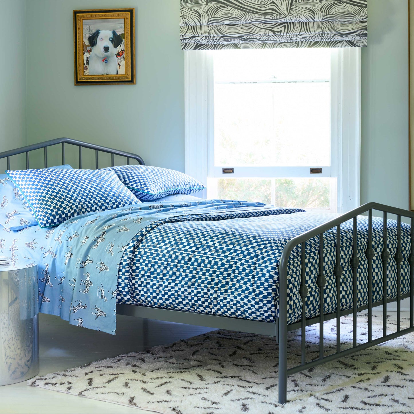 Petite Painted Check Comforter Set