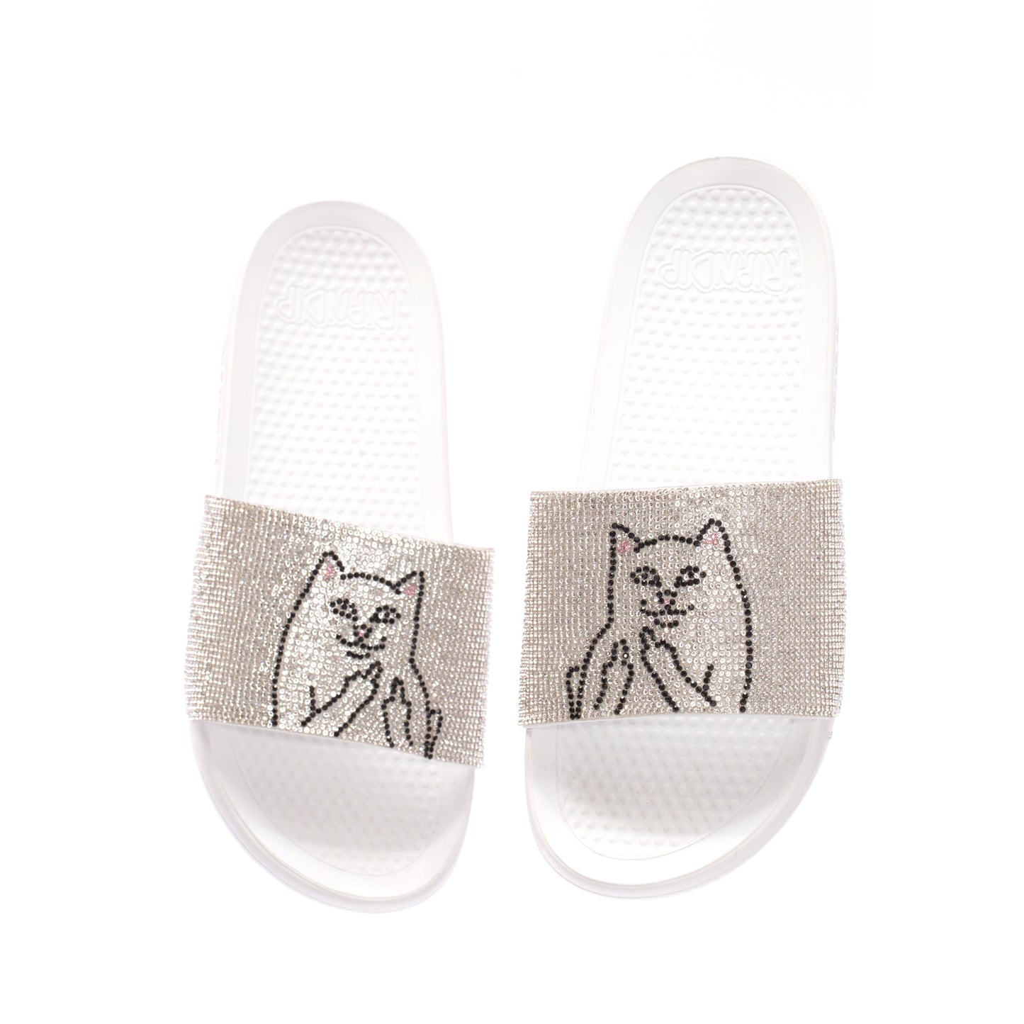 Lord Nermal Slides (Rhinestone White)