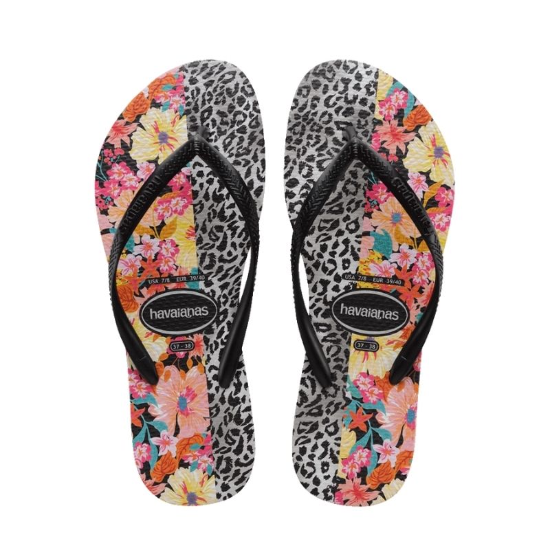 Havaianas Kids Slim Print Mixed (Floral) Thong