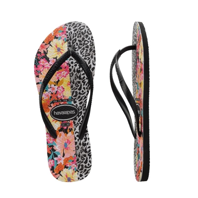 Havaianas Kids Slim Print Mixed (Floral) Thong
