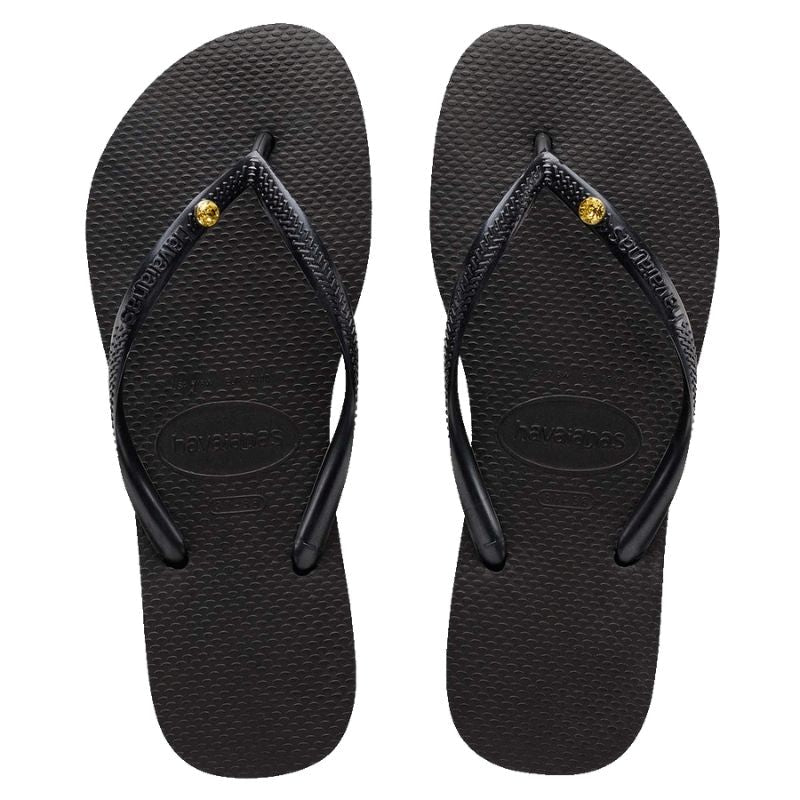 Havaianas Slim Coloured Crystal Thong