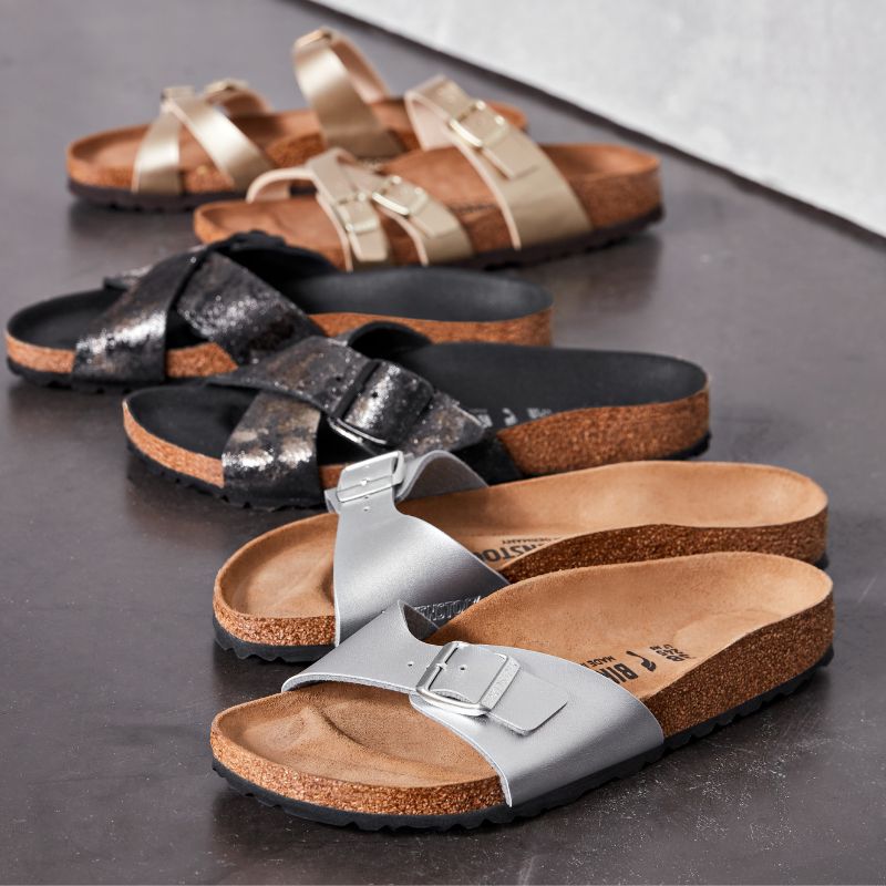 Birkenstock Madrid Birko-Flor Regular (Classic Footbed + Suede Lined)