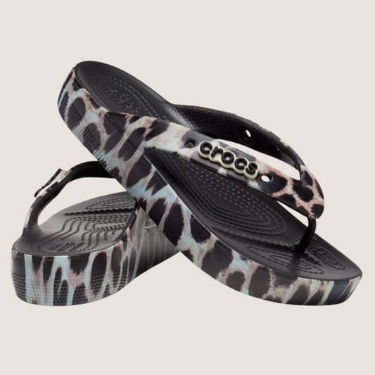 Crocs Classic Platform Animal Remix Flip