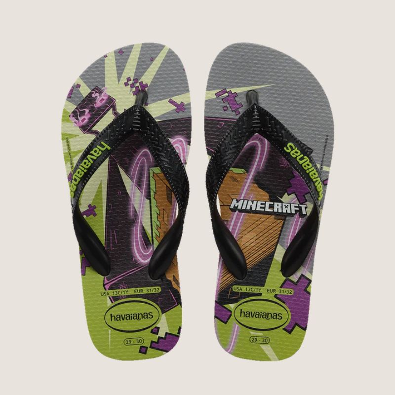Havaianas Kids Top Minecraft Thongs